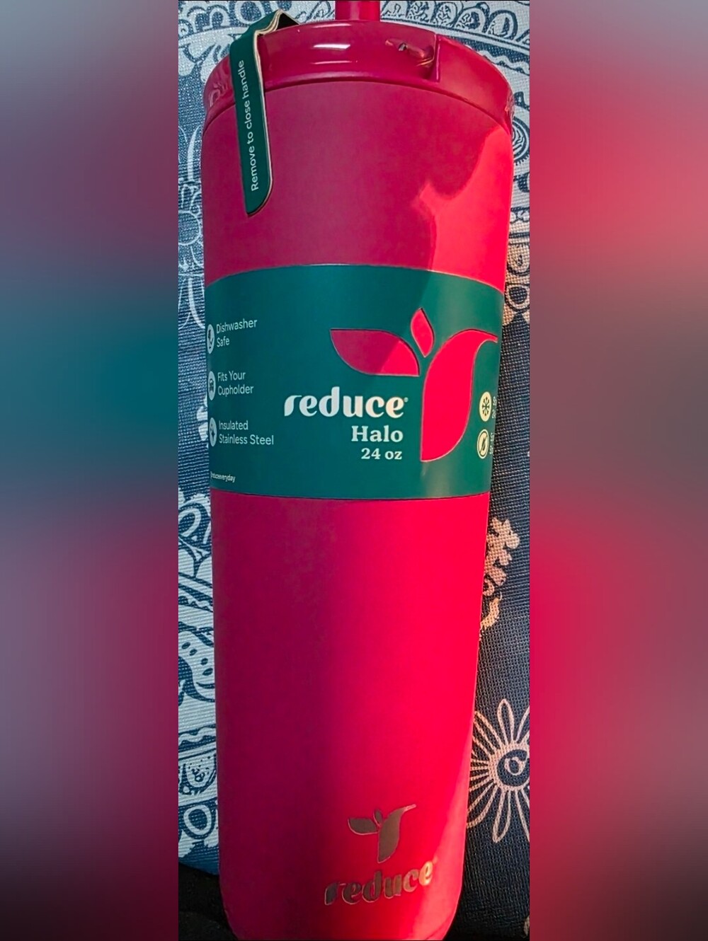 Reduce Halo 24 oz Tumbler - Bright Pink